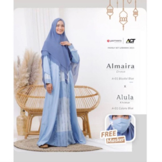 gamis brand yasmeera preloved (gamis saja)