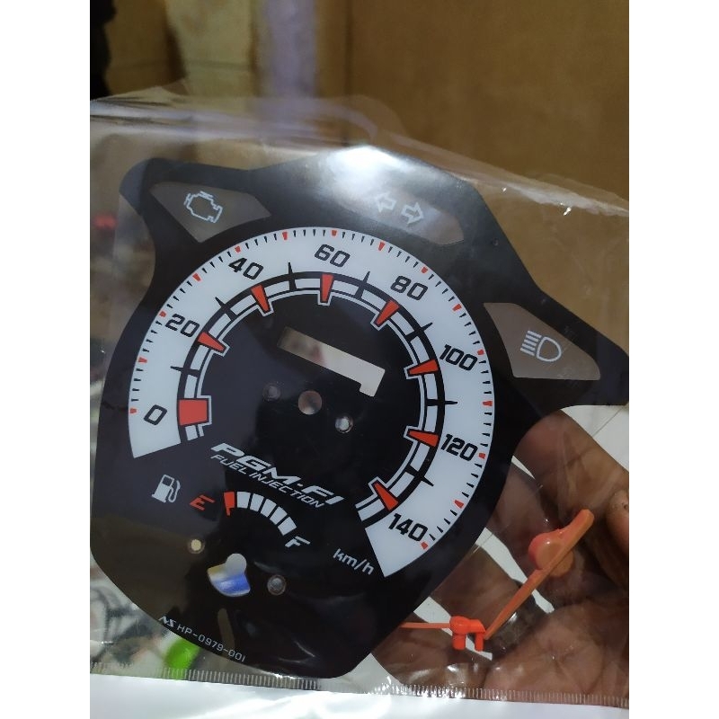 Papan Spedometer beat fi orginal honda thn 2013-2015 plus jarum speddo dan jarum indikator bensin