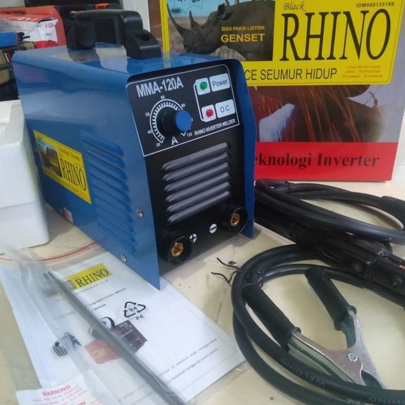 Travo las listrik inverter mesin las RHINO 450 watt 120A