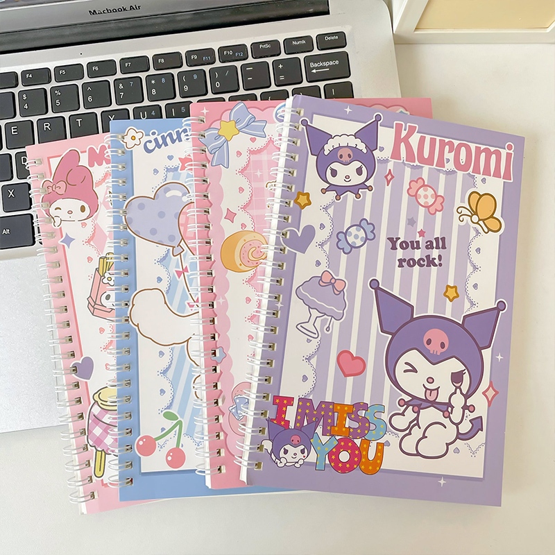 

✨COD Notebook Sanrio A5 Buku Catatan Kartun Lucu Isi 60 Lembar Melody Alat Tulis Anak School Supplies-GS