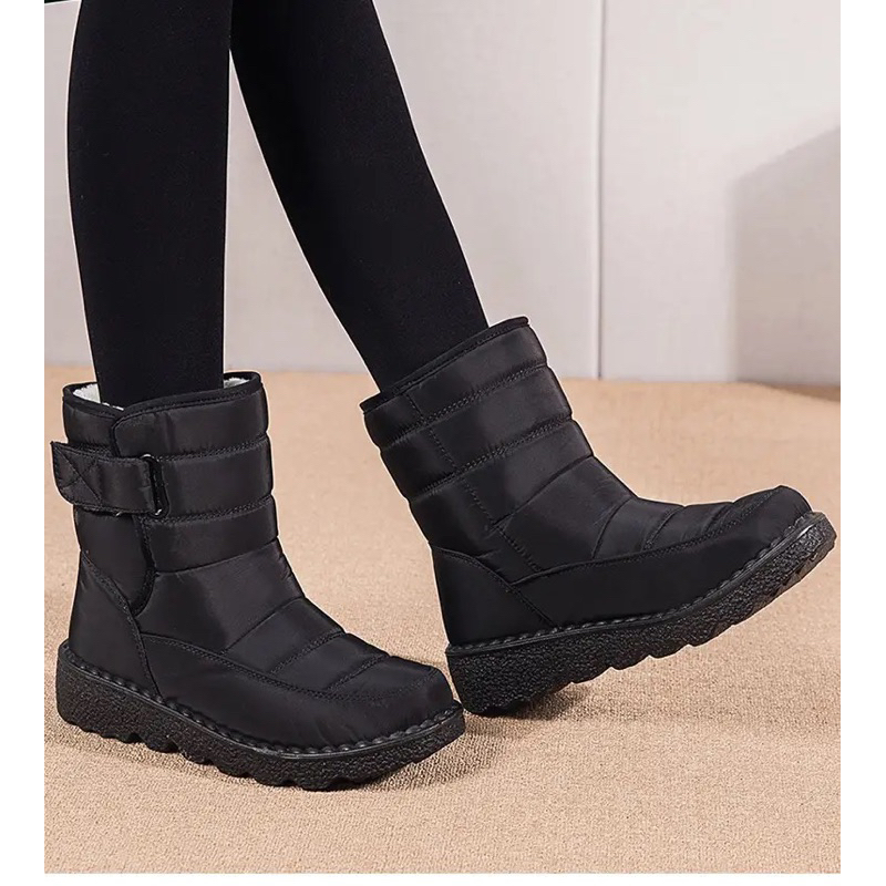 Sepatu boots Pria Wanita Waterproof Winter tebal