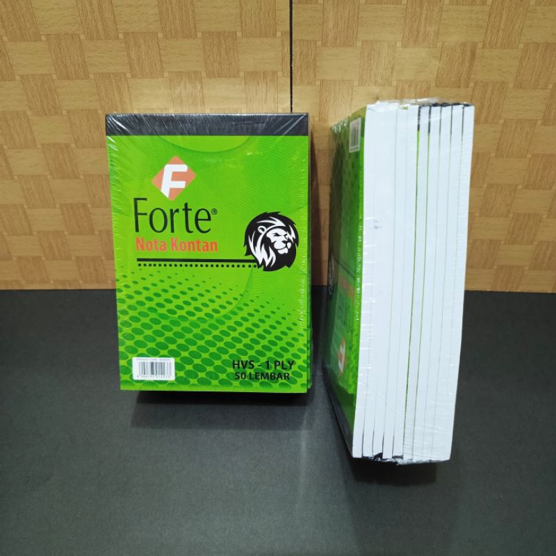 

1 Pak Buku Nota Forte 1 Ply Isi 10 Buku