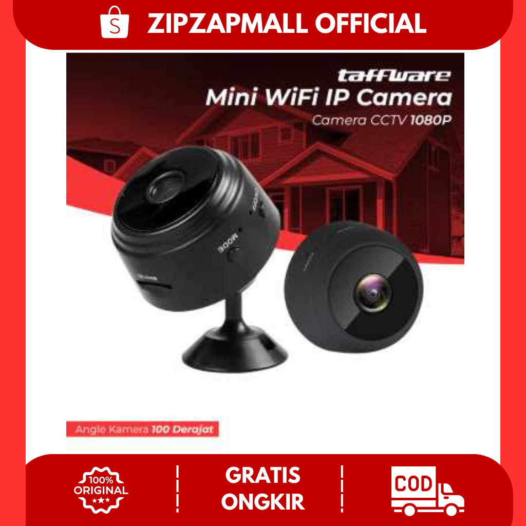 Mini WiFi IP Camera CCTV 1080P/Kamera Camera Cctv Mini Tersembunyi Wifi Indoor Outdoor Kecil Mobil T