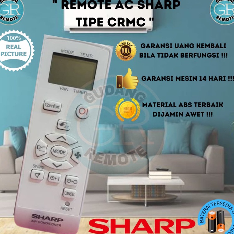 REMOTE AC SHARP CRMC SERIES