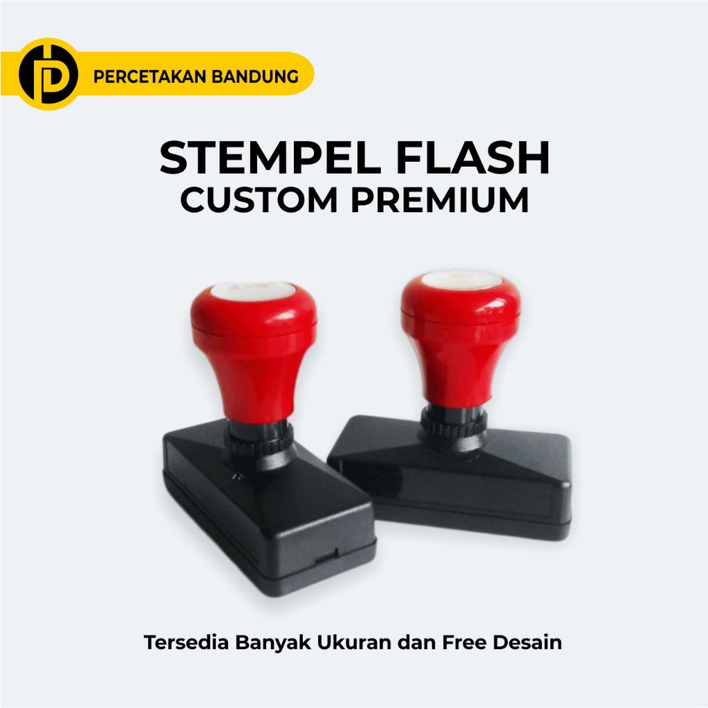 

Stempel Flash Otomatis l Ukuran Standart l Free Design