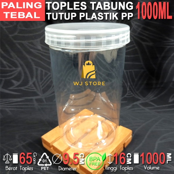 TOPLES TABUNG 1000ML TEBAL / TOPLES 1000ML