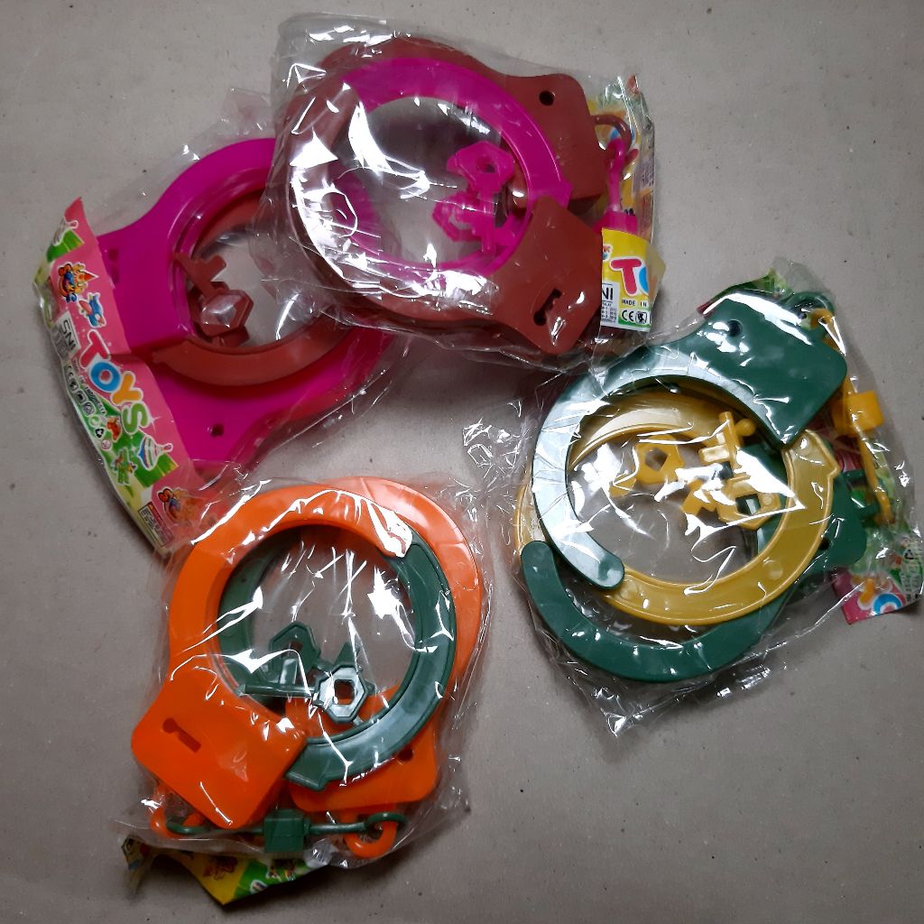 Mainan anak borgol borgolan / grosir mainan/aksesoris grosir/Jadul/