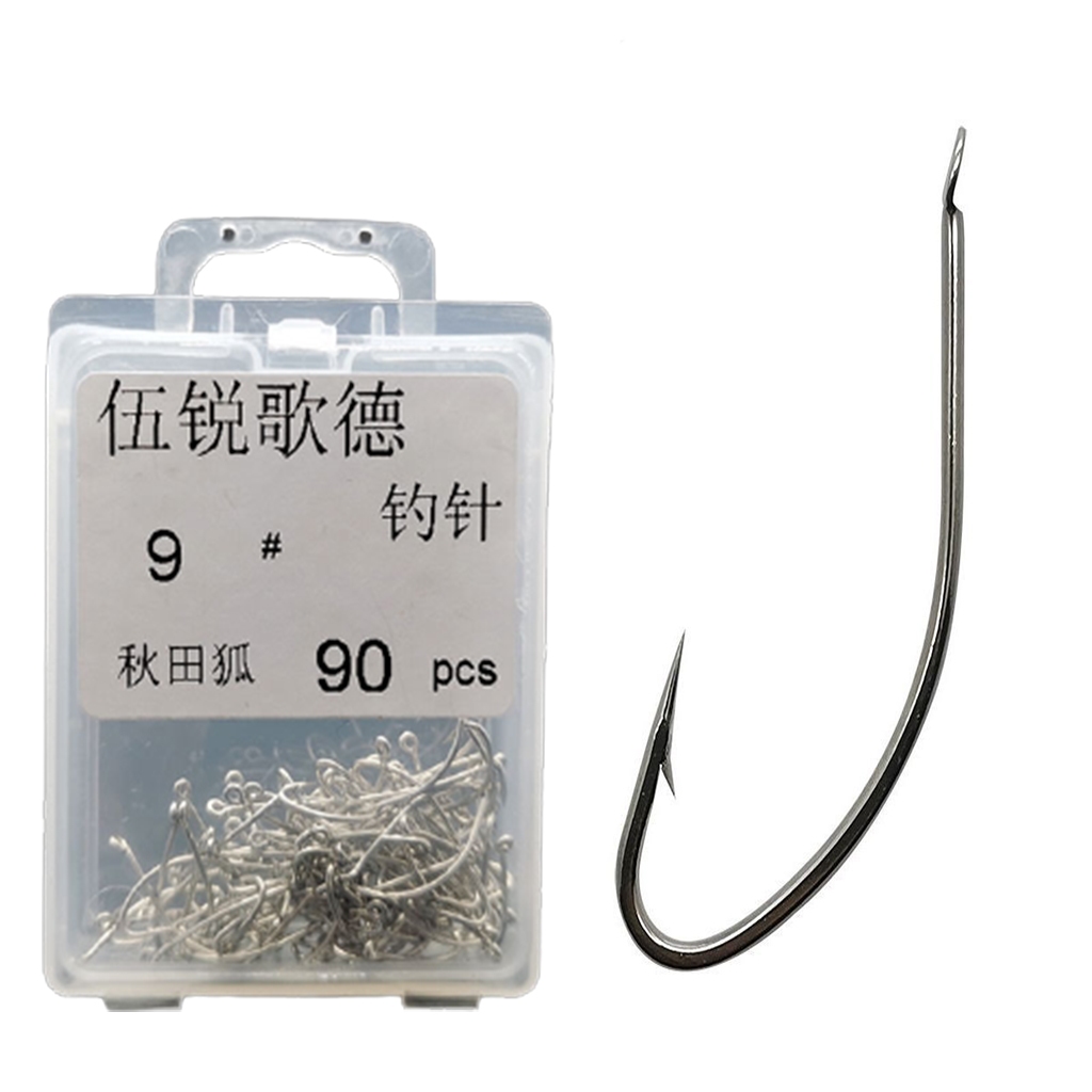 Kail Pancing Set Isi Banyak Kail Pancing Carbon Akitakitsune Box Tanpa Lubang