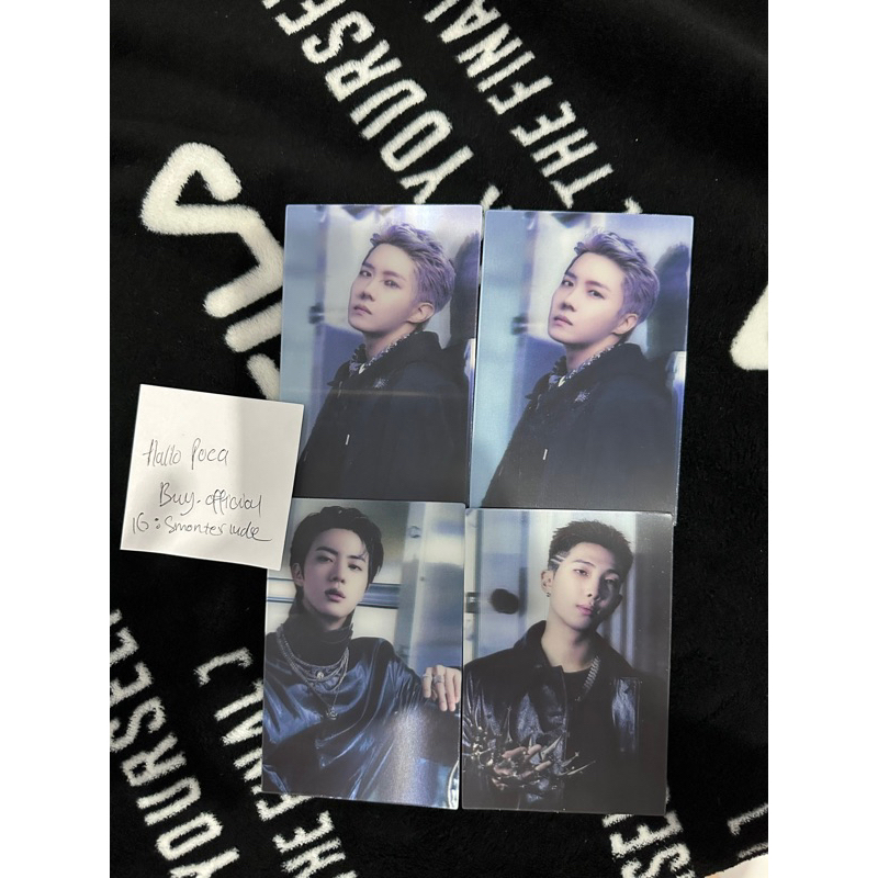 [READY] 3D CARD BTS PROOF COLLECTOR JIN JHOPE RM