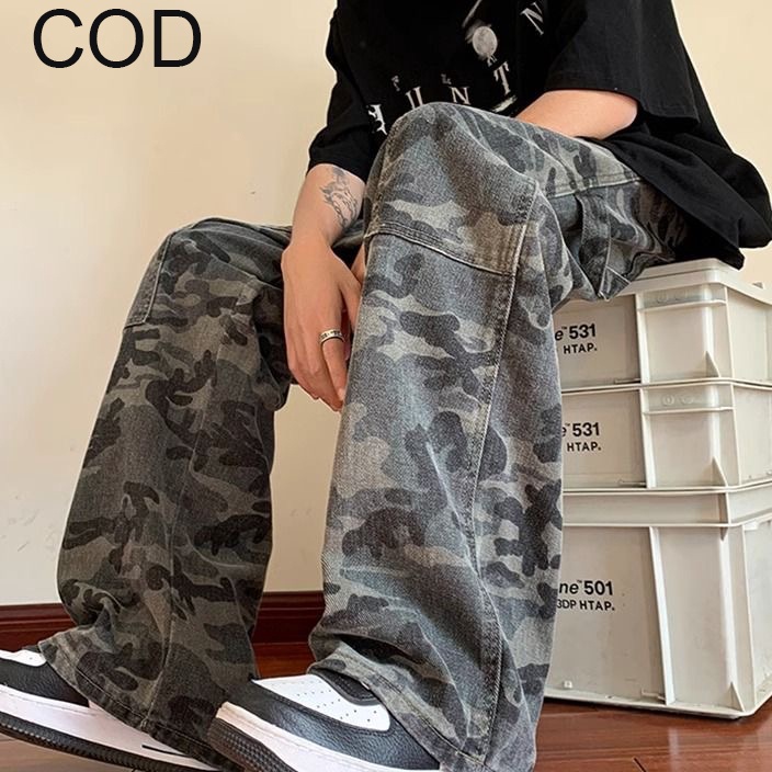Diskon celana cargo panjang celana outdoor pria celana army kargo jumbo cowok cargo pants loreng pan