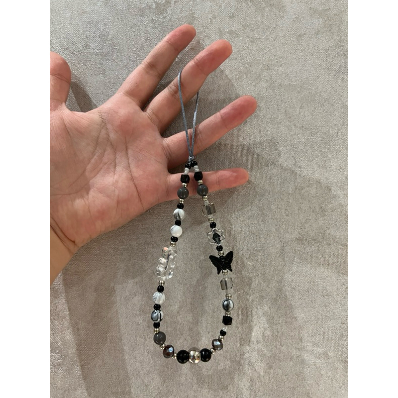 Phone Strap - Phone Charm - Gantungan HP/Tas - Booble Beads - Phonestrap Gantungan HP Manik Lucu