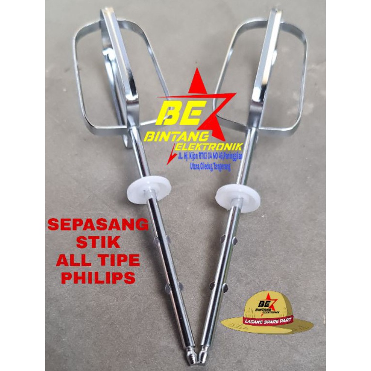ON STIK GARPU MIXER PHILIPS KOCOKAN MIKSER PHILIPS Sepasang Pengaduk