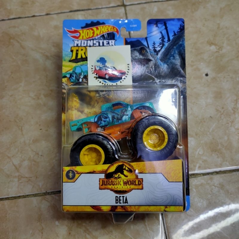hotwheels monster truck jurassic park beta rare