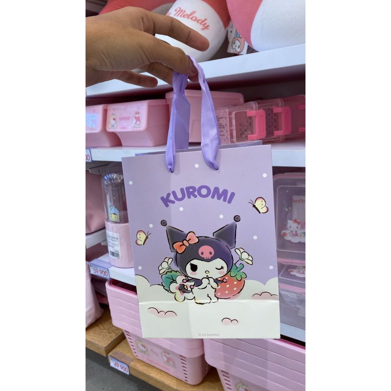 

MINISO - Paper bag Kuromi Tas Belanjaan Tas shopping