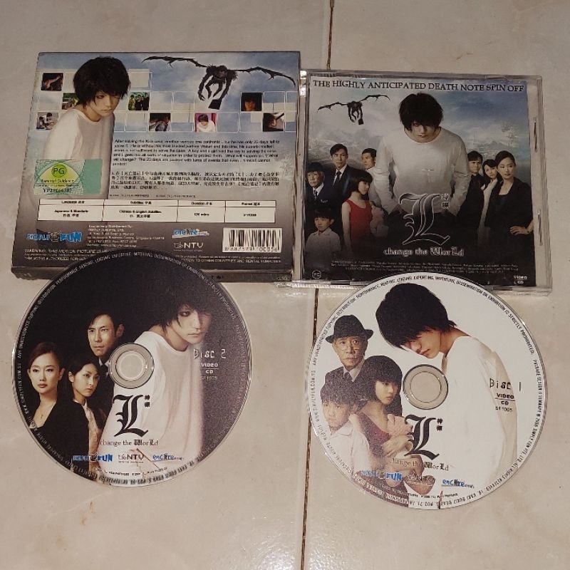 vcd Japan Original DEATH NOTE : L Change The World (English substitle)