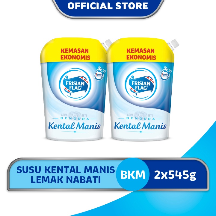 

Ayo Ramaikan Frisian Flag Bendera Kental Manis Pouch 545gr x 2 Pcs Flash Sale