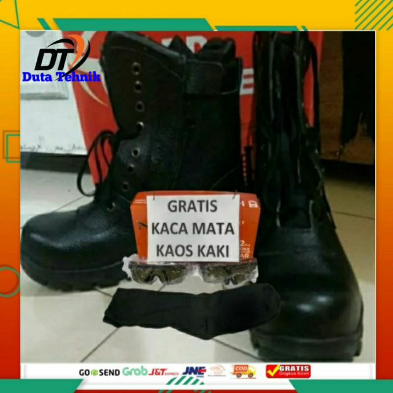 BONUS KAOS KAKI + KACAMATA SAFETY SEPATU SAFETY RED PARKER T187 / SEPATU SAFETY RED PARKER / SEPATU 