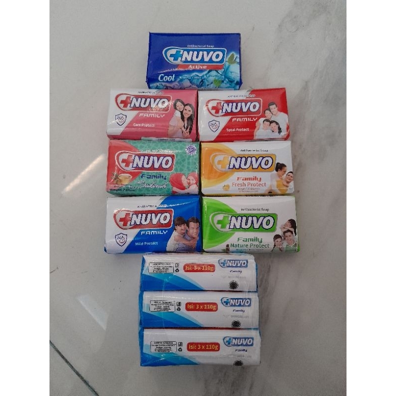 1 PAKET ISI 5 || Nuvo Sabun Mandi 80gr/ Sabun Mandi Nuvo/Nuvo Sabun Mandi Batang