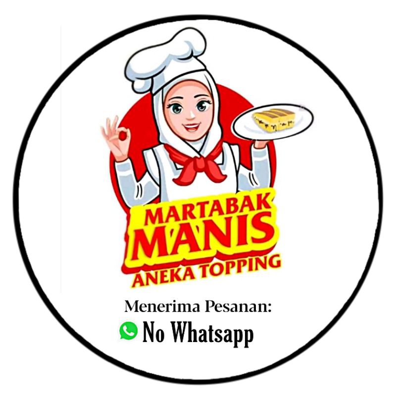

(MINIMAL ORDER 100 PCS) STICKER MARTABAK/STICKER CEMILAN/STICKER MAKANAN/STICKER KUE