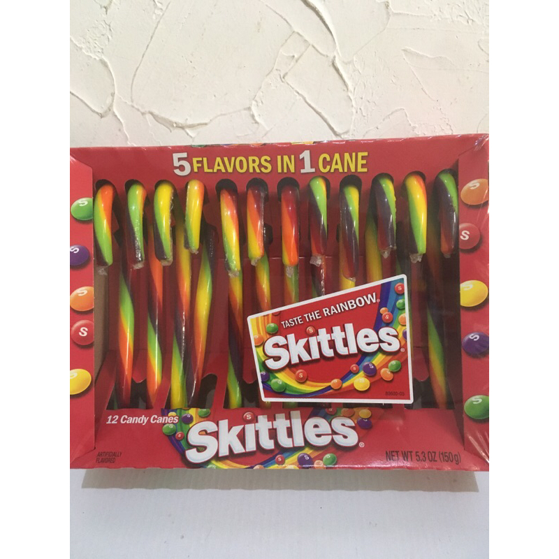 

CANDY CANES SKITTLES 12 PCS