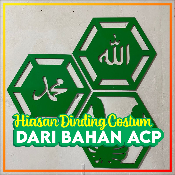 Hiasan Dinding dari ACP (Bisa Custom)