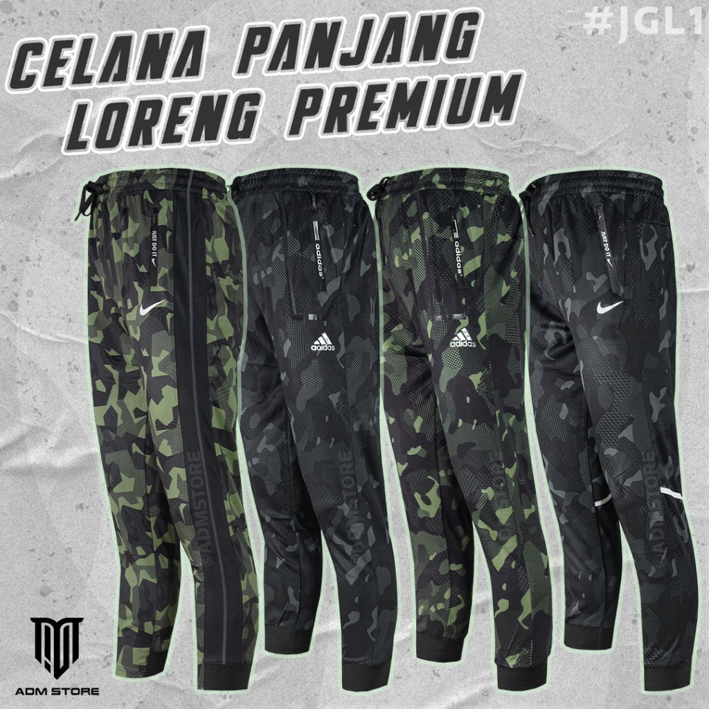 Celana Loreng Panjang Tactical Training Joger Tentara Jogger Pria Trening Premium #JGL1