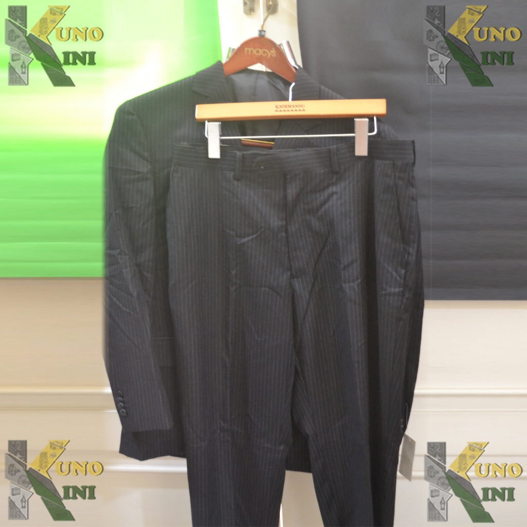SETELAN 3 in 1 JAS HITAM MICHAEL KORS,New-100% Wool, Size 40, Original