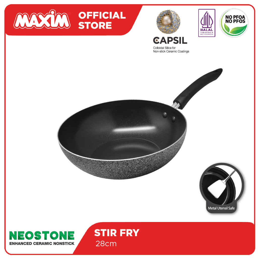 MAXIM NEOSTONE STIR FRY 28CM