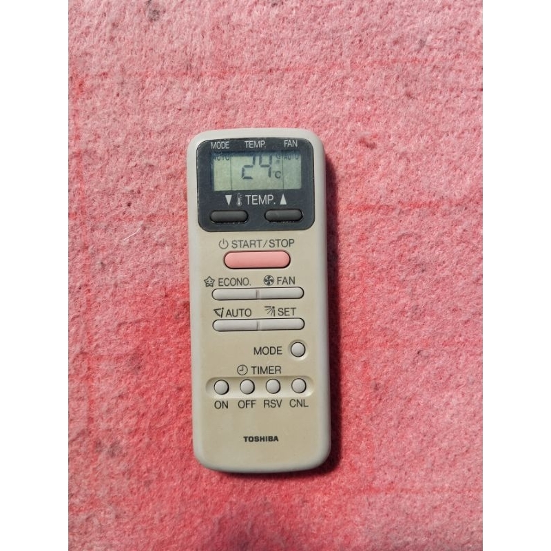 REMOT AC TOSHIBA WC-E1NE SECOND ORIGINAL