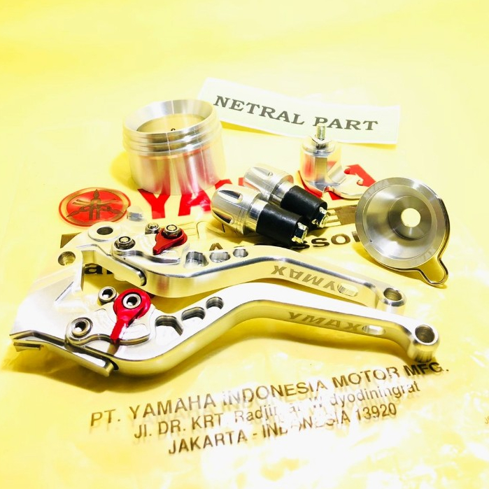 HANDLE END AND EN CUP COVER KOVER AS RODA DEPAN BELAKANG GANTUNGAN VARIASI YMAX VARIASI BARU MIO YAM