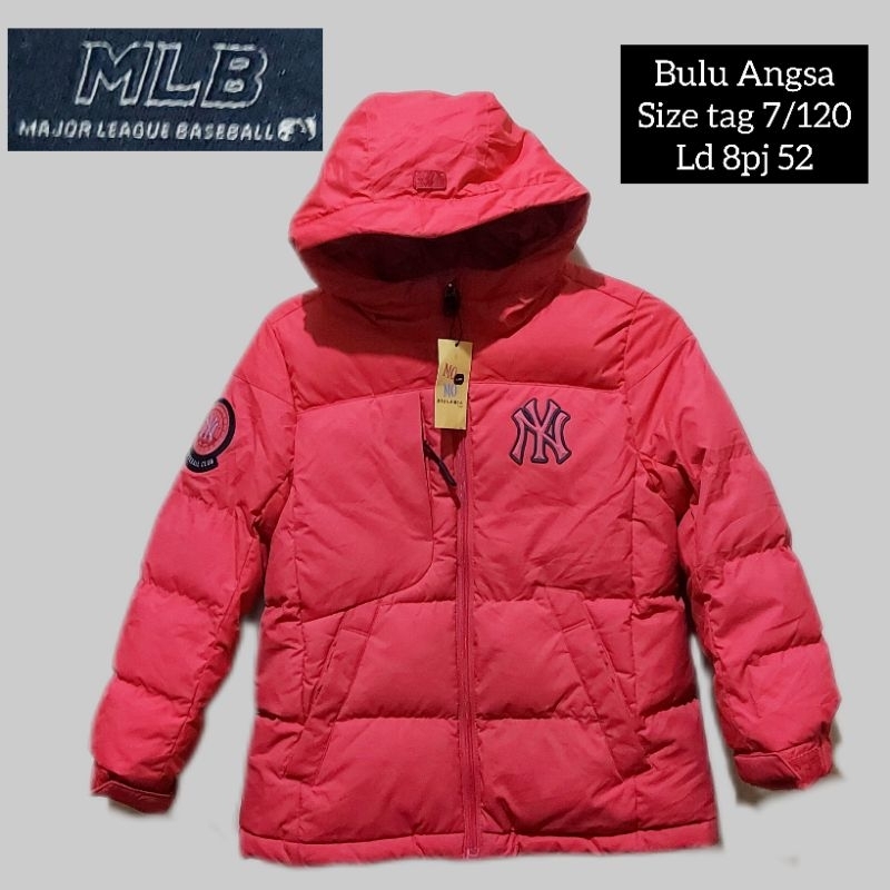 jaket MLB anak 6 7 8 tahun/ jaket puffer anak/ jaket bulang anak/ jaket huou angsa/ jaket snow/ jake