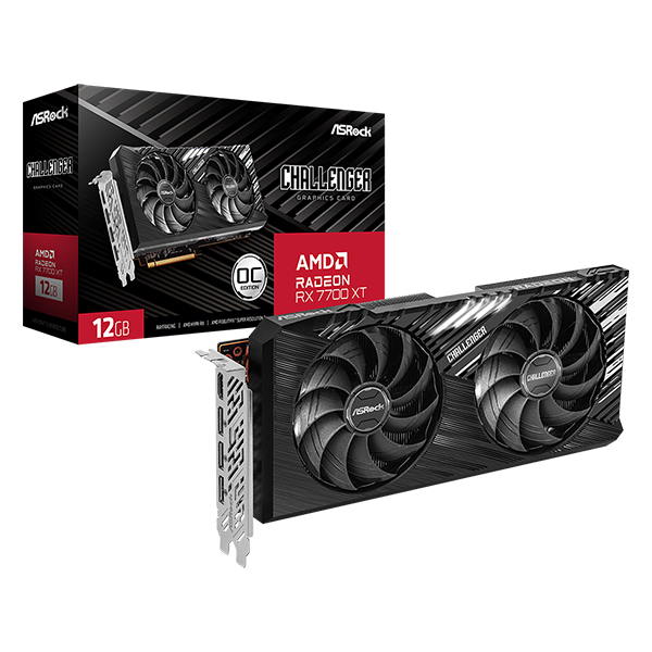 ASROCK AMD Radeon RX 7700 XT Challenger 12GB OC