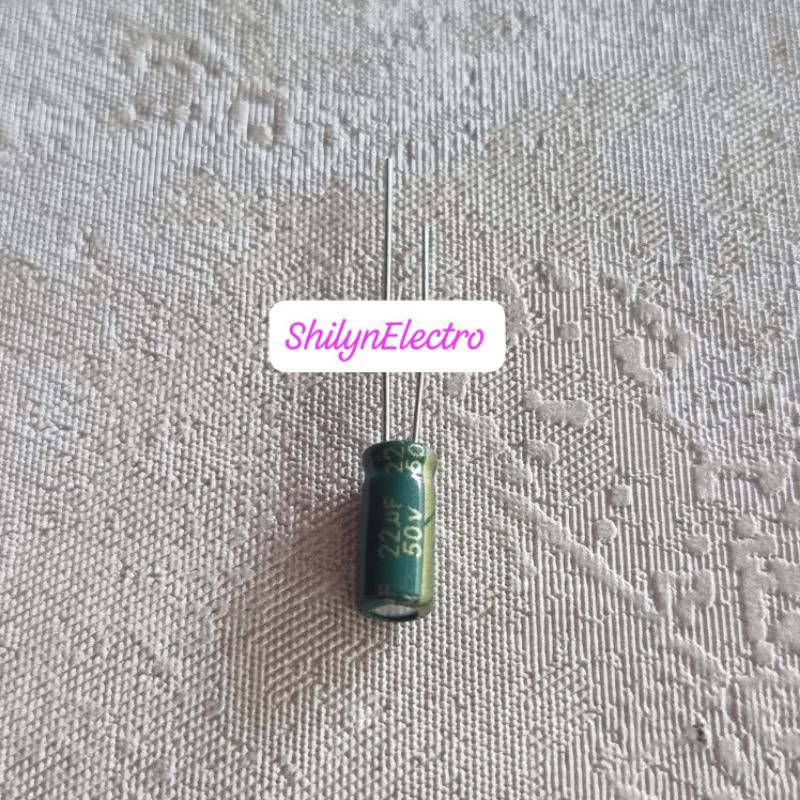 ELCO 22UF 50V ELKO 22 UF 50 VOLT KAPASITOR