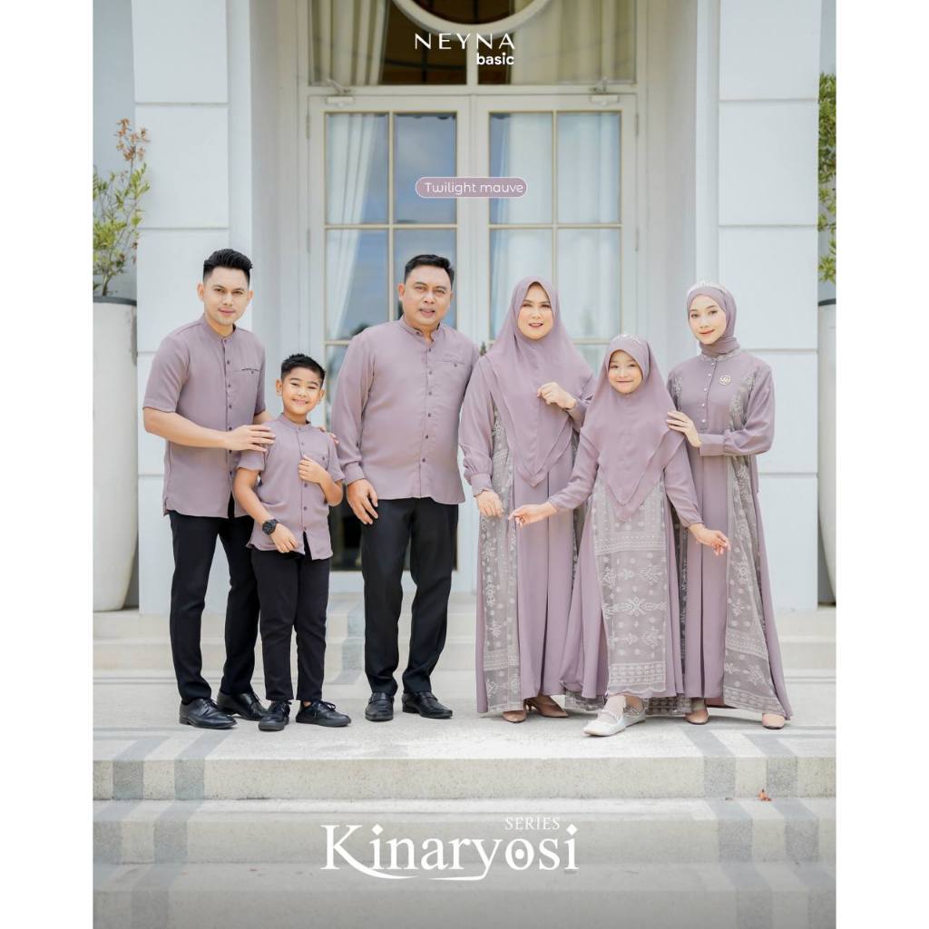 FAMILY SET 2024 GAMIS CANTIK MIX BRUKAT | KINARYOSI RAYA SERIES | KINARYOSI DRESS BY NEYNA