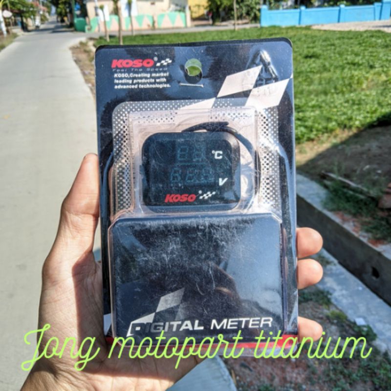 Volt Meter Koso 3 in 1 Original All Motor