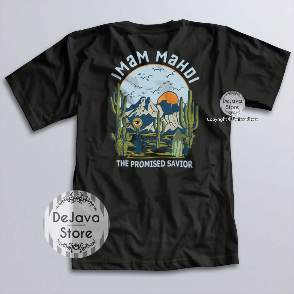 Kaos Dakwah Islami IMAM MAHDI THE PROMISED SAVIOR Sabahat Nabi Khalifah Baju Santri Muslim Tshirt Di