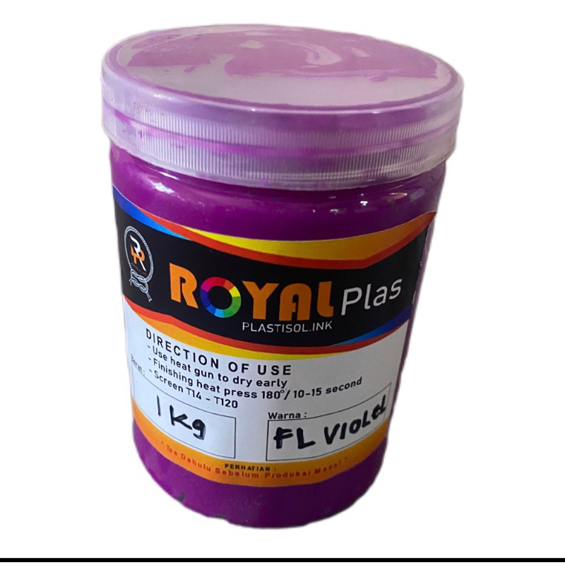 

Tinta Plastisol ROYALPLAS FL Violet Eco @1Kg