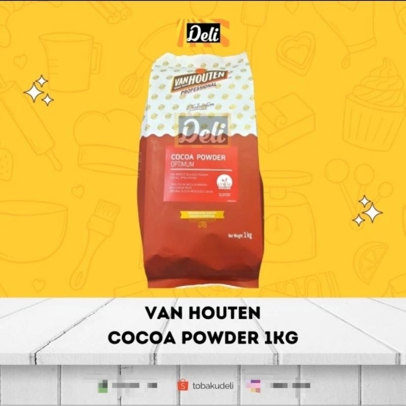 Van Houten Coklat Bubuk Cocoa Powder Repack (100gr, 250gr)