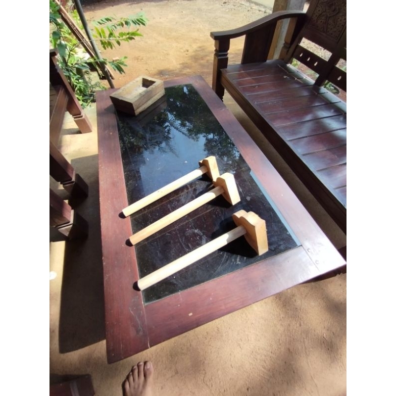 palu kayu palu ecoprint palu serbaguna