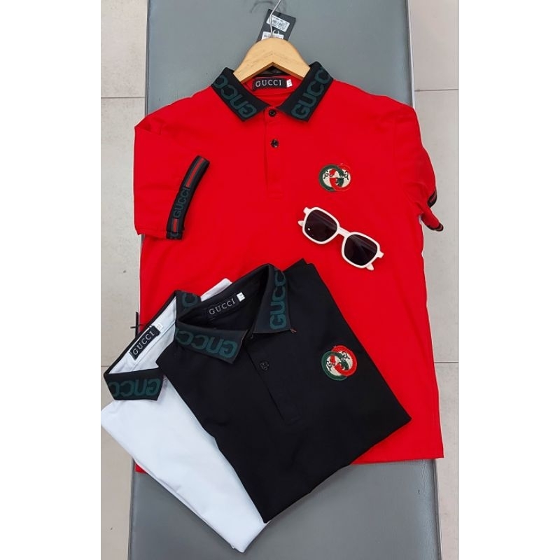 ATASAN KAOS KERAH GUCCI ANAK COWOK PREMIUM