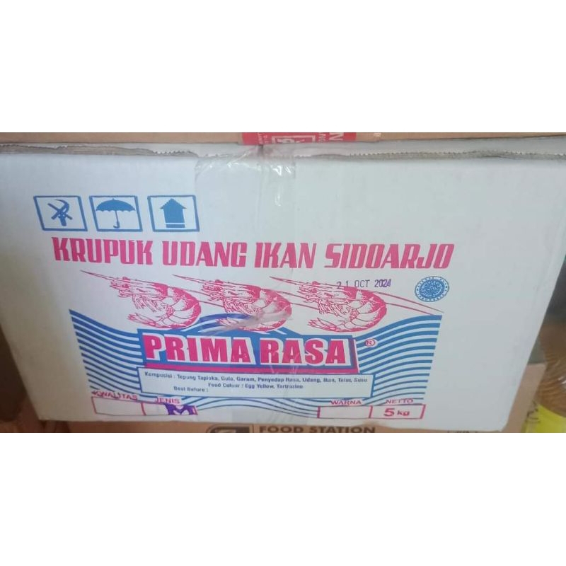 

KRUPUK IkAN SIDOWARJO PRIMA RASA JENIS MEDE 5 KG