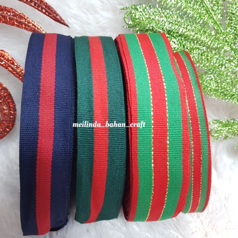 

PITA GARIS POLYSTER PITA NATAL PITA GUCI PITA KADO HAMPERSJUAL PER YARD 90 cmCantik sekali untuk menghias hampers kado Natal dan aneka kreasi lain