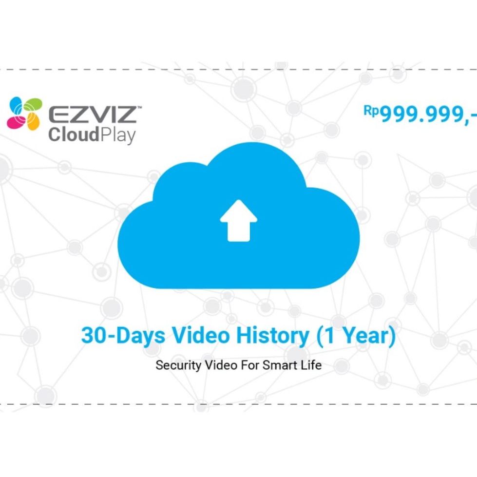 Ezviz Cloud Play Storage 24 Jam Rekaman Full 30 Hari Langganan 1 Tahun