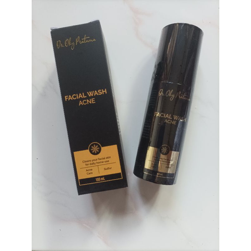 Acne facial wash by dr Oky Pratama