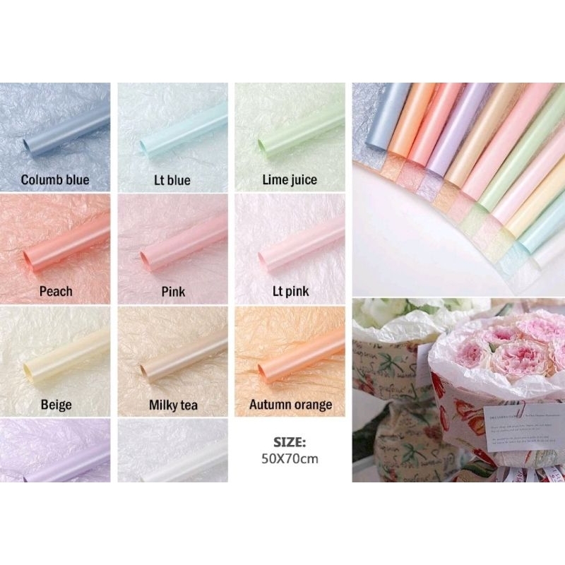 

kertas buket bunga jenis sydney paper pearl