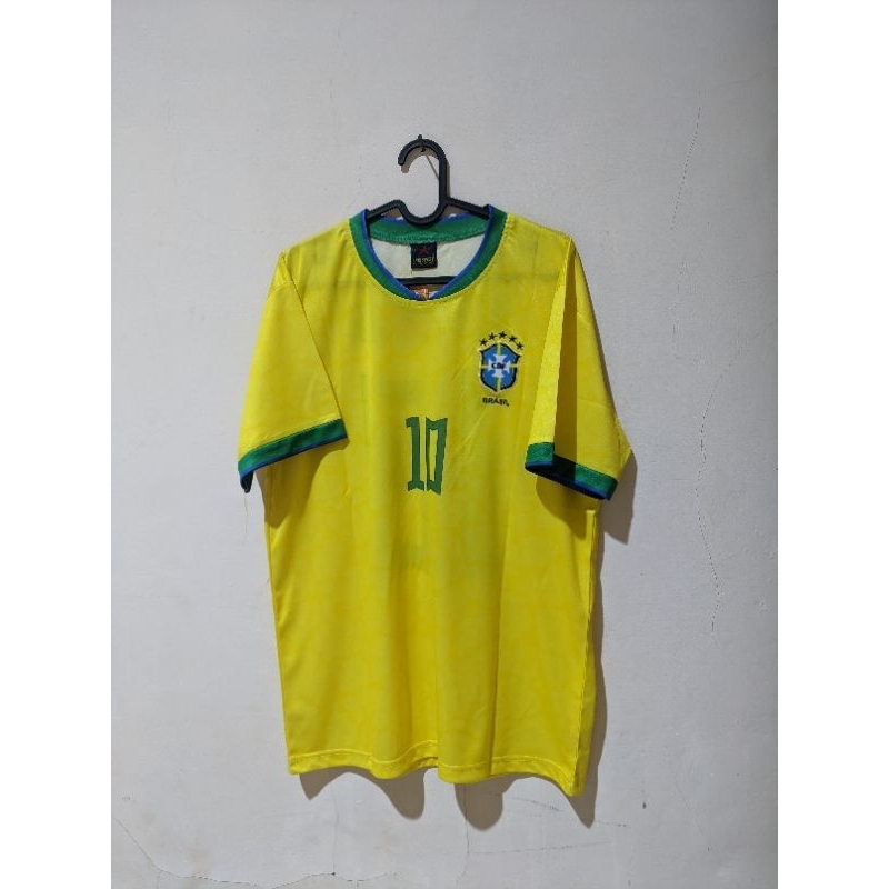 Jersey Auri Neymar Brazil