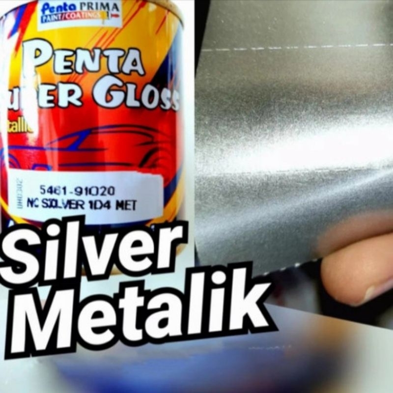 CAT PENTA DUCO 1KG SILVER METALIK 91020 CAT MOBIL CAT BESI PENTA SUPER GLOSS