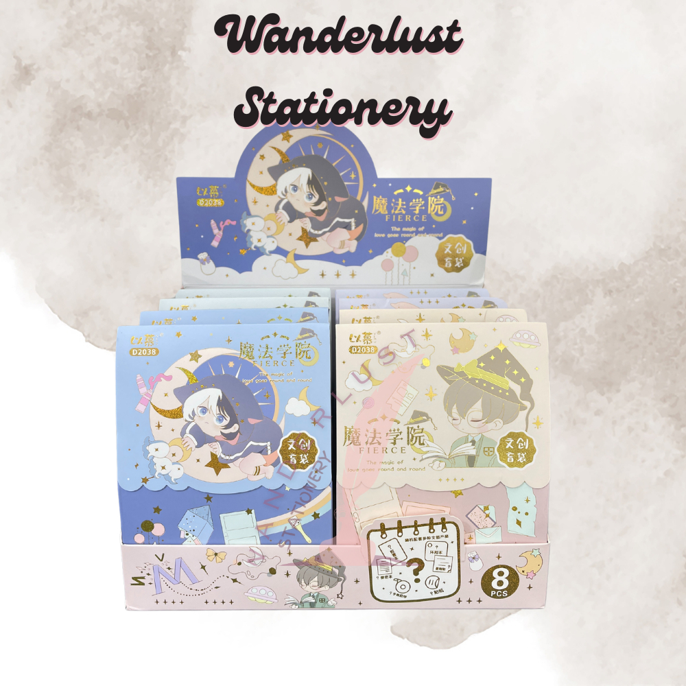 

EVIL WITCH Blind Box Kuromi Sanrio Paket Pulpen Stiker Note book Glitter Lem Kuromi Spesial Edition