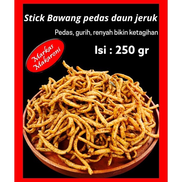 

KODE QNK785 Stik bawang pedas daun jeruk 25gr