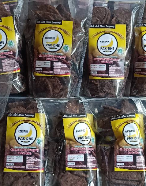 

Kode KE958 Keripik pisang coklat lampung